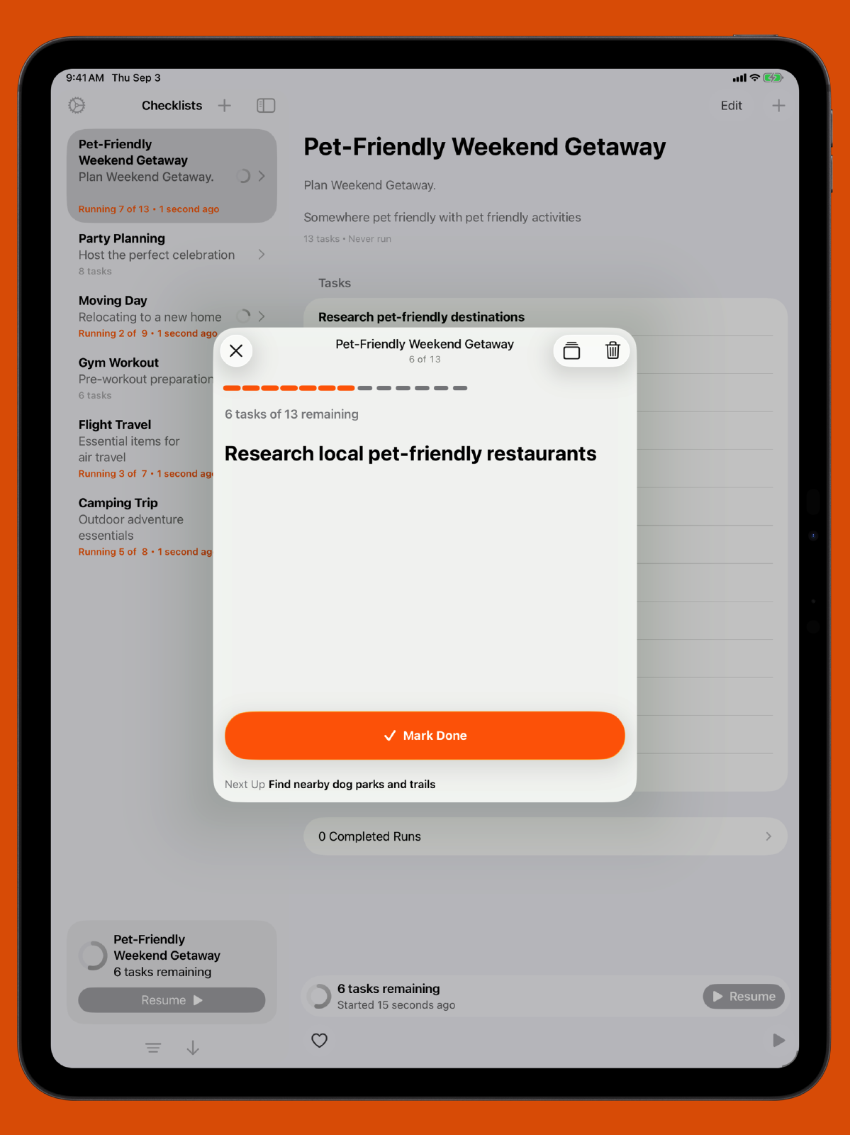 PreFlight ipad screenshot